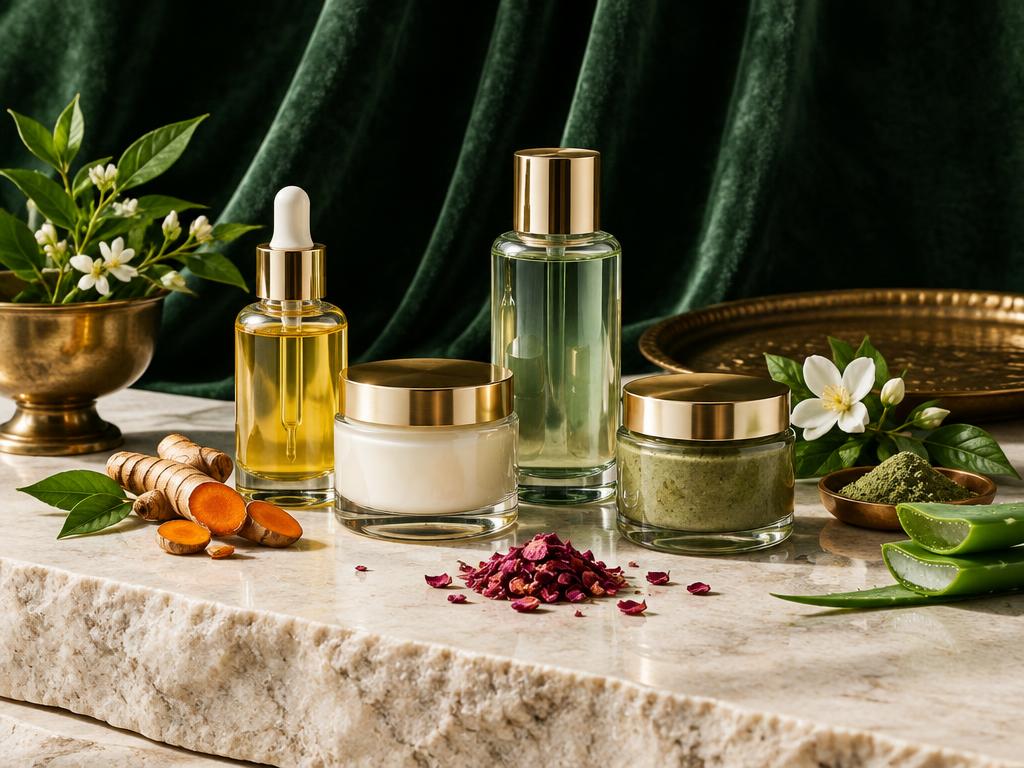 Selected cosmetic formats with botanical ingredients